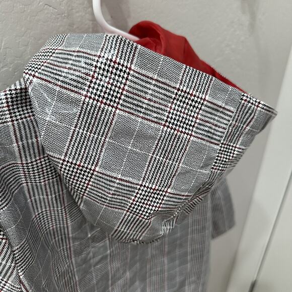 NWT Urban Republic Plaid Rain Coat - Picture 8 of 8